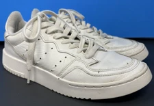 Adidas Supercourt J All White Sneakers EE7726 Size 5.5 Men’s Women’s 6.5 Shoes