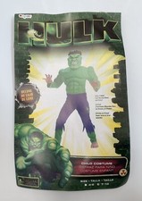 New Hulk with Muscles Deluxe Child Costume Halloween Size M 7-10