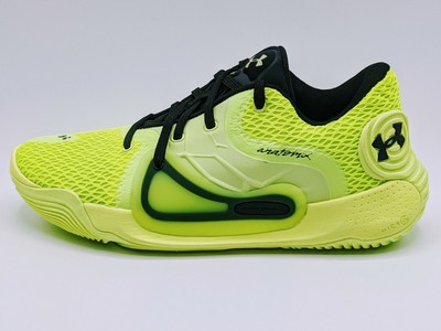 neon yellow basketball shoes