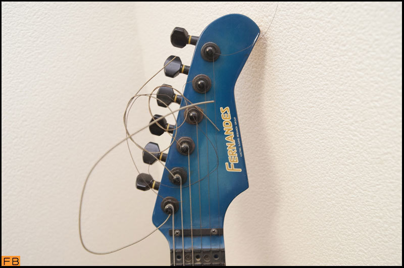 FERNANDES　FR75　シースルーブルー　アクティブピックアップ　FRT FERNANDES FR75 シースルーブルー アクティブピックアップ FRT
