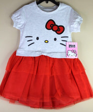 Hello Kitty Tutu Dress Cosplay Sanrio H.I.S Girls Size XS 4/5 