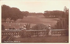 RPPC Golf Course Scene Belleisle Ayr England 1939