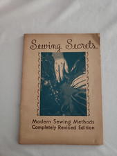 1934 Sewing Secrets Modern Sewing Methods Revised Ed. Spool Cotton Co Booklet