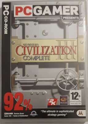Sid Meier's Civilization III Komplett Spiel PC Gamer PC CD-ROM 