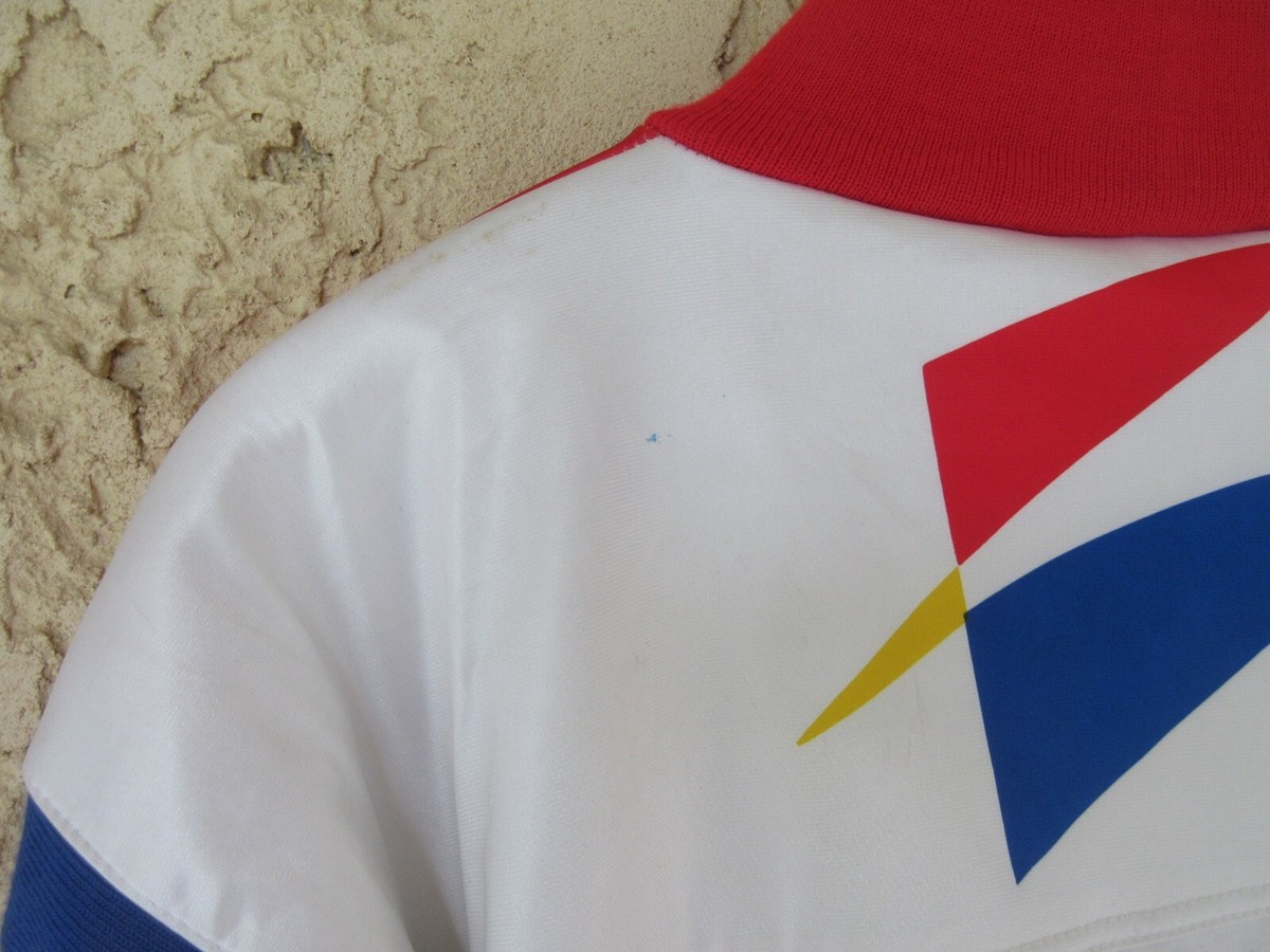 Veste Cycliste Vintage Banesto – Nalini, Homme XXL, Blanc/polyester, Hiver