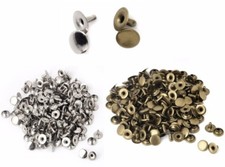 Pkg 20 Metal Single-capped Rivet Studs for Crafts 5100 CHOOSE SIZE and FINISH