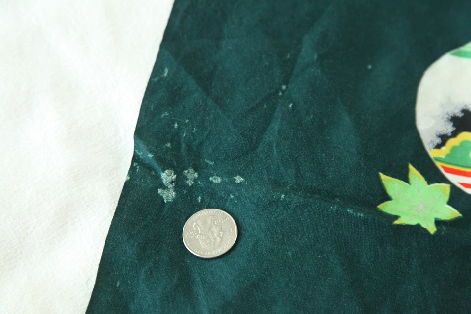 Bufanda Turística Japón Vintage Nikko Rayón Años 50 28" x 26" DEFECTOS Tela Arte Novedad Foto 2 de 4