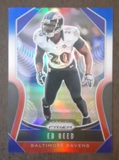 ED REED 2019 Panini Prizm #274 Red White Blue Baltimore Ravens