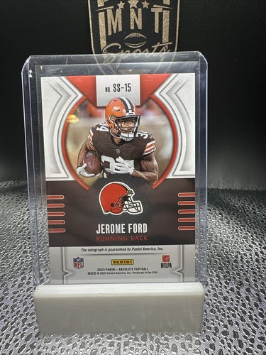 2023 Absolute Football Jerome Ford Standout Signatures Auto 24/75 Browns - Picture 4 of 4