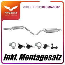 VW Bora 1.4 1.6 1.9D (1998-2005) Auspuffanlage Mittel+Endschalldämpfer Auspuff