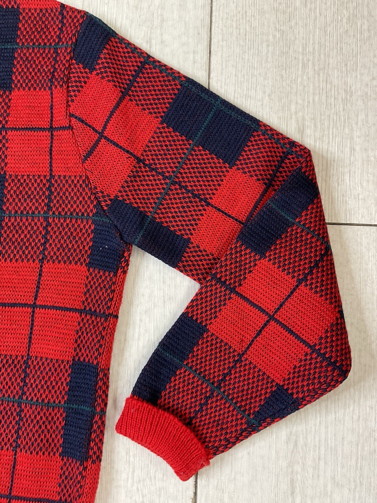 Vintage Pendleton Pullover Sweater Size Small Pla… - image 14