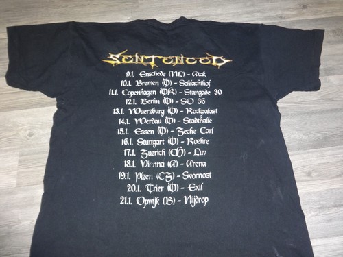 Sentenced Old Vintage Shirt Death Metal 1995 Entombed Demigod Xysma - Foto 2 di 4