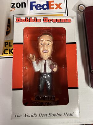 NIB COACH JAY SMITH CENTRAL MICHIGAN BOBBLEHEAD SGA MENS BASKETBALL KALAMAZOO