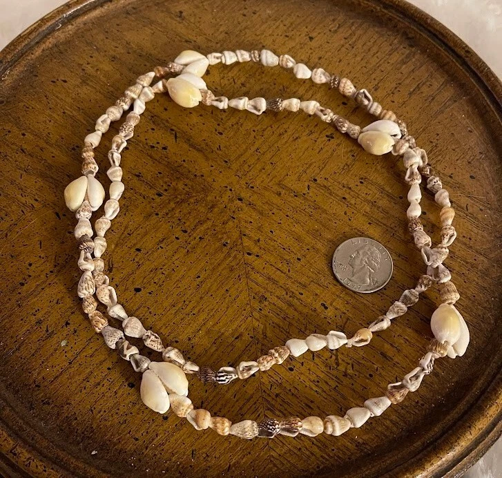 Buy Shell Necklace, Cowrie Shell Necklace Set, Natural White Shell Necklace,  Kaudi, Beach Vacation Style Necklace Online in India - Etsy