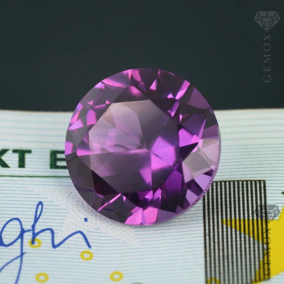 Alexandrite Color Change Loose Gemstone Round Cut Genuine Lab Created Stone EU - Image 2 of 4