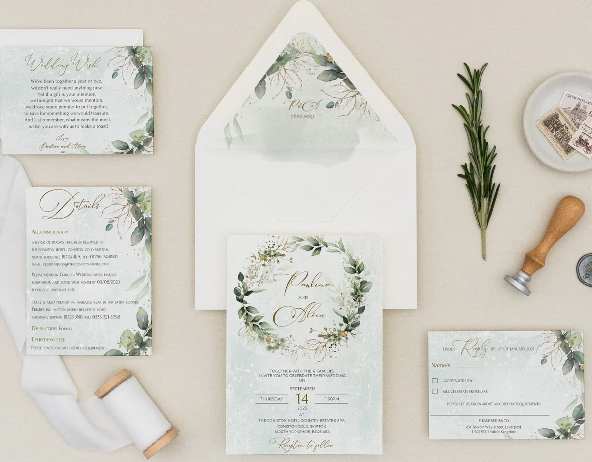 Wedding 2024 invitation envelopes