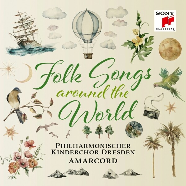 FOLK SONGS - AROUND THE WORLD - PHILHARMONISCHER KINDERCHOR...CD NEU
