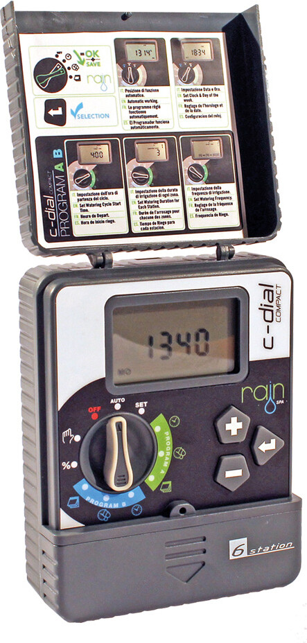 Centralina Rain Compact-Dial 4 Stazioni 24Vac Rain 2004180410