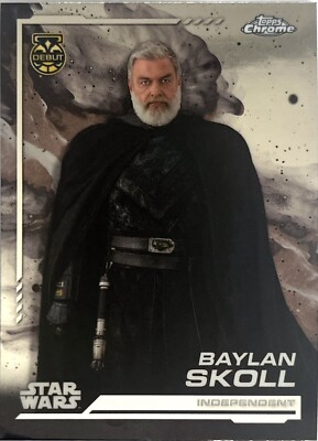 2024 Topps Chrome Star Wars SP #5 Baylan Skoll Debut Medallion Rookie