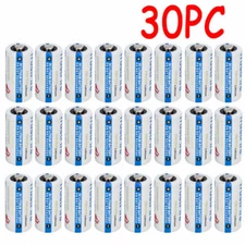 30PCS 3V CR123A Li-ion Disposable Battery Flashlight Super Lithium For Camera US