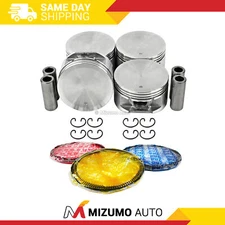 Pistons w/ Rings fit Fits 96-99 Buick 2.4L L4 DOHC 16v
