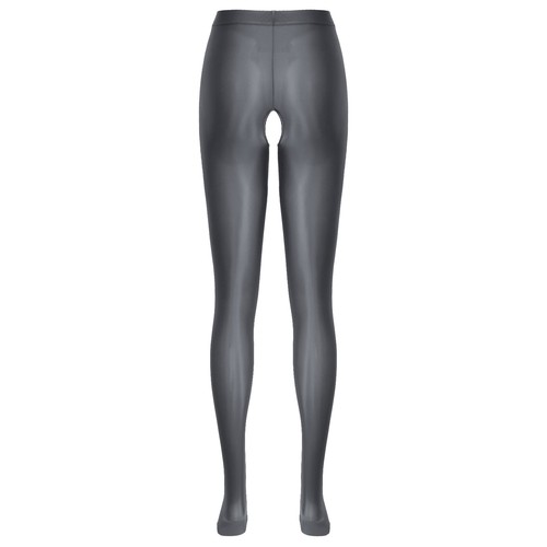 Womens Oil Shiny Glossy Opaque Pantyhose Shimmery Footed Tights Lingerie - Picture 86 of 102