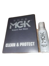 MGK Shoe  CLEAN & PROTECT Kit (Cleaner, Brush & Repellent, White Stain) NEW