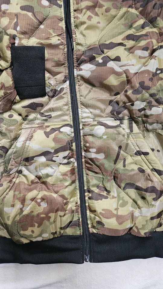 Woobie Hoodie Multicam full zip Parka Military Blanket Jacket USGI Tactical ocp - Image 3 of 4