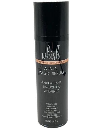 Whish Beauty A+B+C Magic Serum with Bakuchiol/Vitamin C/Antioxidant 4.06 oz Nb