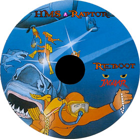 Atari Jaguar CD Game HMS Raptor in FULL Color DVD case