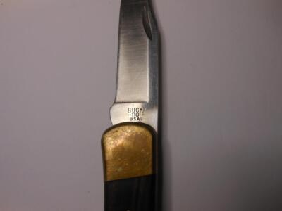 RARE FOUR DOT BUCK 110 USA 4 PIN ONE SILVER LOCKBACK HUNTER RARE FOUR DOT BUCK 110 USA 4 PIN ONE SILVER LOCKBACK HUNTER