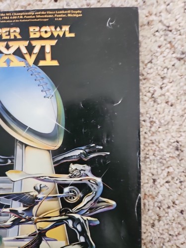 Super Bowl 16 XVI Football Program San Francisco 49ers Bengals Joe Montana 1982 - Picture 2 of 9