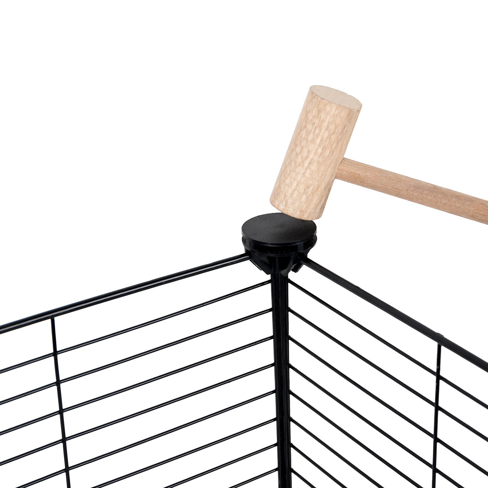 Pet Playpen Fence DIY Playpen Puppy Dog Cat Animal Cage Exercise Metal