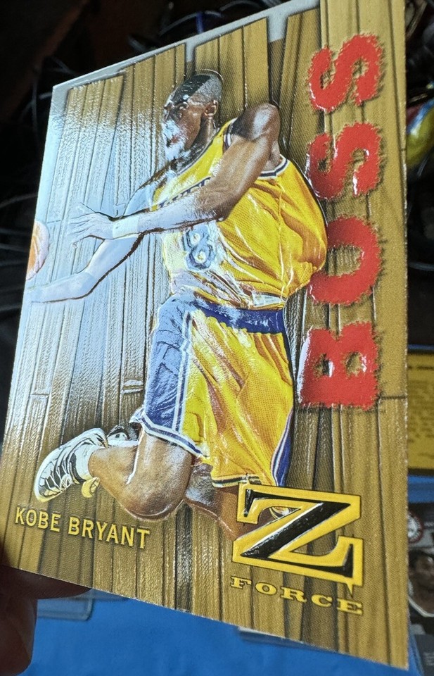 Kobe Bryant Error Basketball Card Z force Boss Skybox 3 Of 20 Very Rare NBA Logo eBay