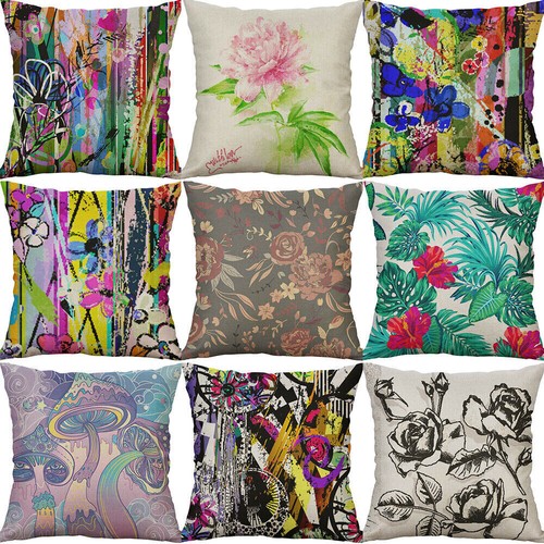 18 Oil Painting Flower Print Pillow Case Home Decor Cover EBay Australia 18-oil-painting-flower-print-pillow-case-home-decor-cover-ebay-australia