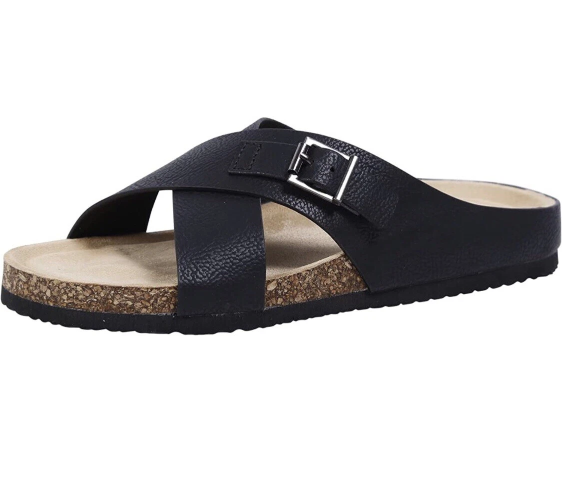 Womens black sandals size best sale 9