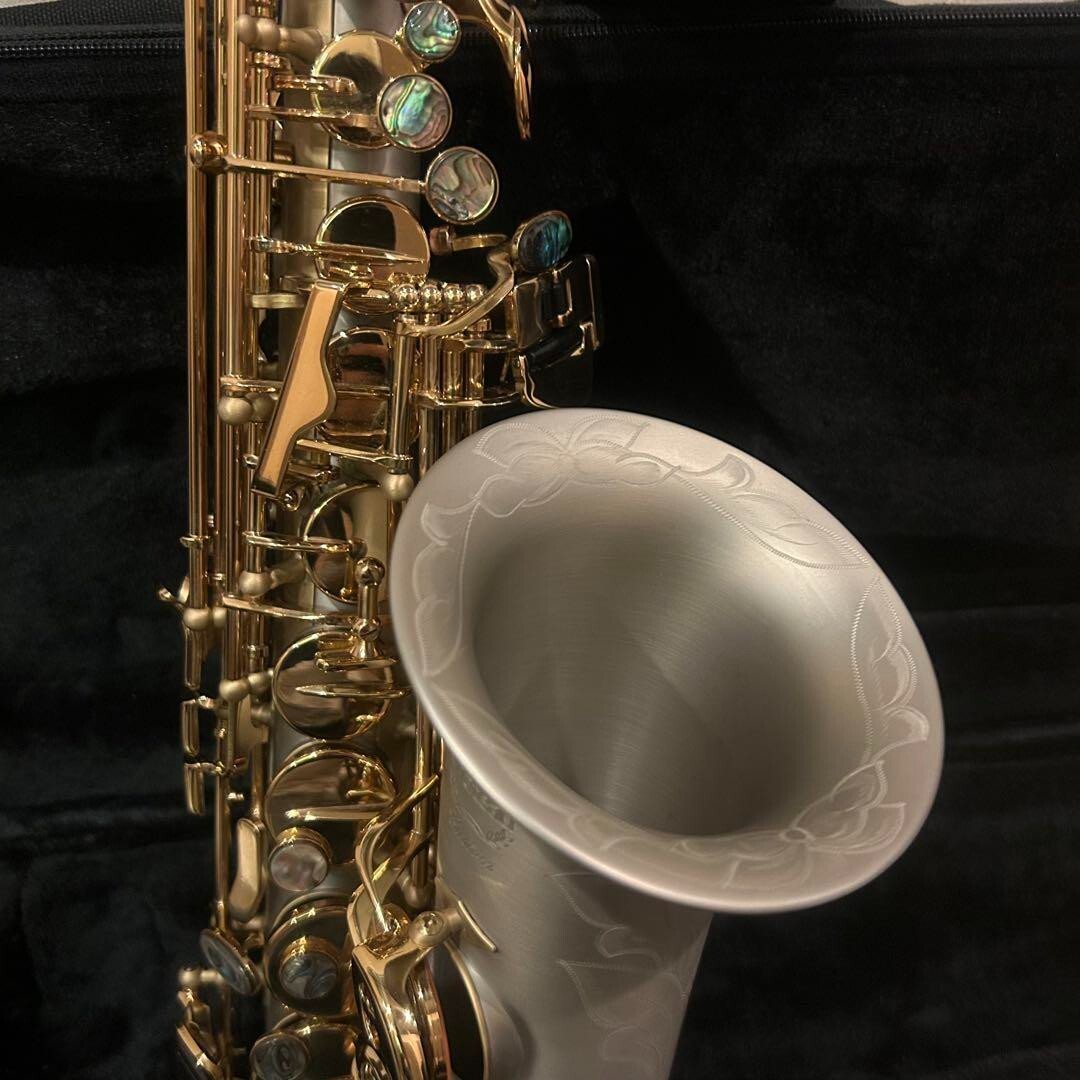 Chateau Custom Rolled Tone Hole Alto Saxophone The highest model Near Mint JAPAN