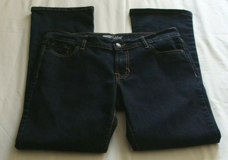 OLD NAVY Dark Wash "The FLIRT" Jeans Sz 10P (29 Inch Inseam)-