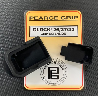 Pearce Grip GLOCK 26 27 33 39 GRIP Extensio PLUS PG-2733 SAME DAY FAST FREE SHIP