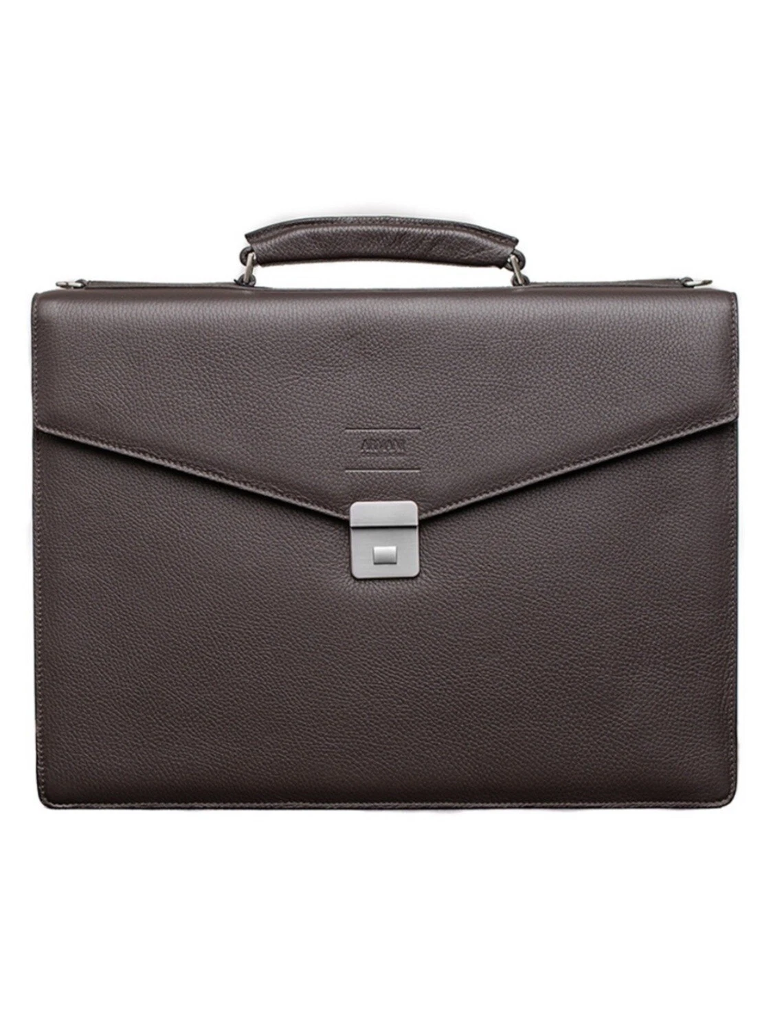 Giorgio Armani — Armani Collezioni Brief Bag Dark Tan