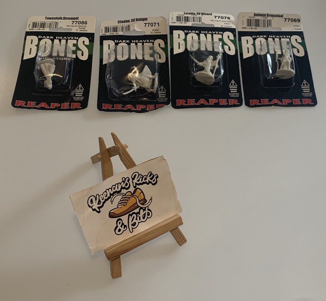 BONES REAPER figurine miniature D&D RBG BUNDLE strumpet ELF RANGER BRONZELEAF