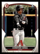 2023 Bowman Christian Cerda #BCP-56 FBC Arizona Diamondbacks