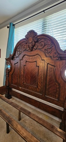 PRICE DROP AICO Furniture Michael Amini Windsor Court Queen Bed Set - Picture 15 of 21
