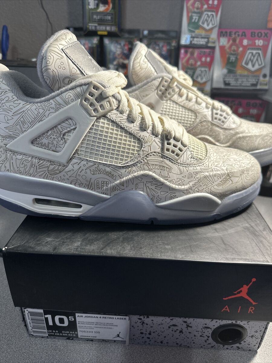 Air Jordan 4 Retro 30th Anniversary Laser Sz 10.5 With Original Box🔥🔥🔥