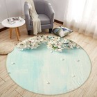 3D White Plum ZHUA265 Game Non Slip Rug Mat Photo Carpet Zoe