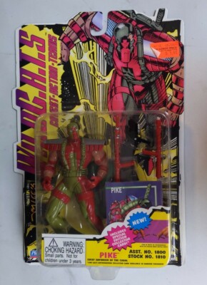 NEW WILD C.A.T.S. PIKE 6'' FIGURE PLAYMATES 1995 COLLECTORS CARD JIM LEE! R136