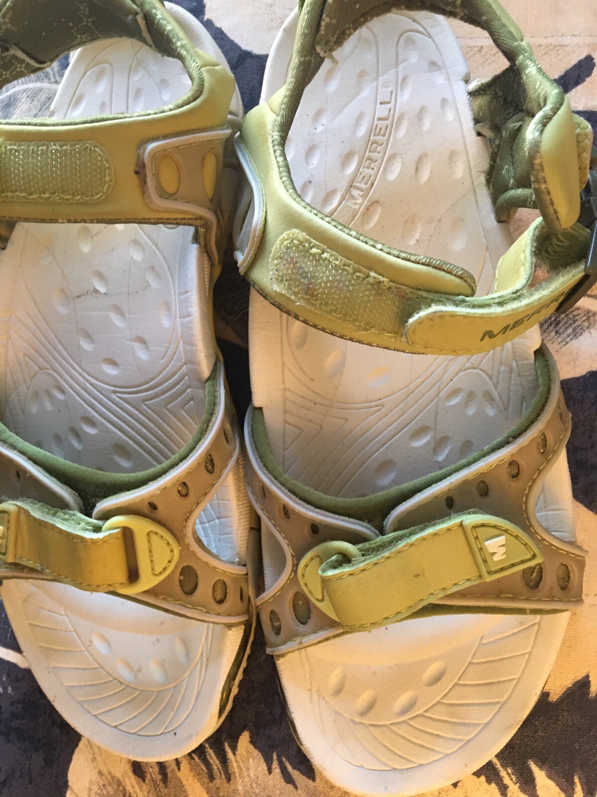 Merrell 6 sandali donna verde lime sandali escursionismo passeggio spiaggia estate vela