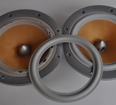2x B&W 153mm,6''  Gummi,Rubber sorrento color