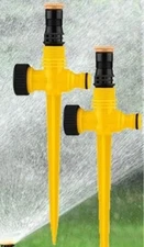 2 - 360° Rotation Irrigation System Lawn Sprinklers Quick Connect Fitting