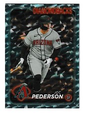 2024 Topps Aqua Foil #603 Joc Pederson Arizona Diamondbacks 393/399